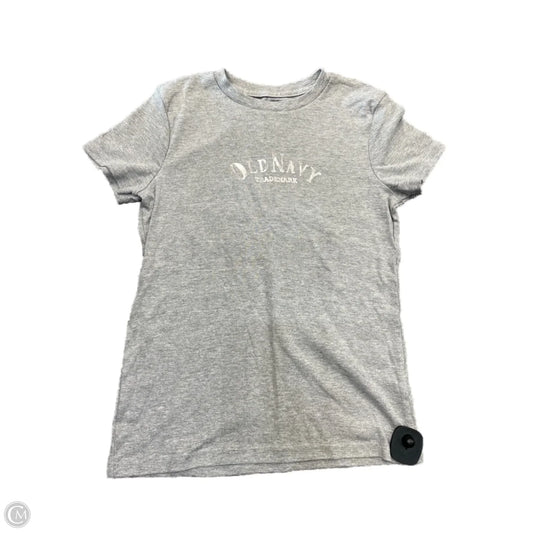 Top Short Sleeve By Old Navy In Grey, Size: S