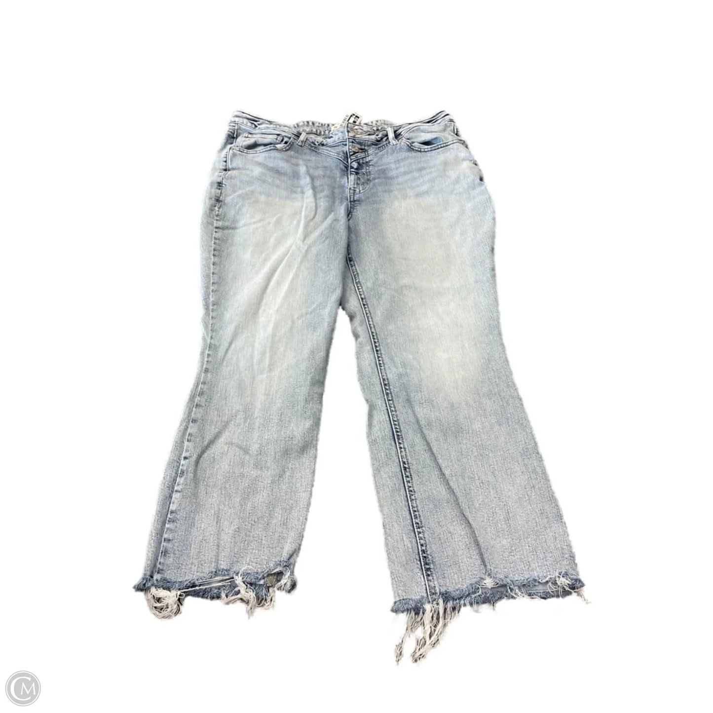 Jeans Straight By Maurices In Blue Denim, Size: 20