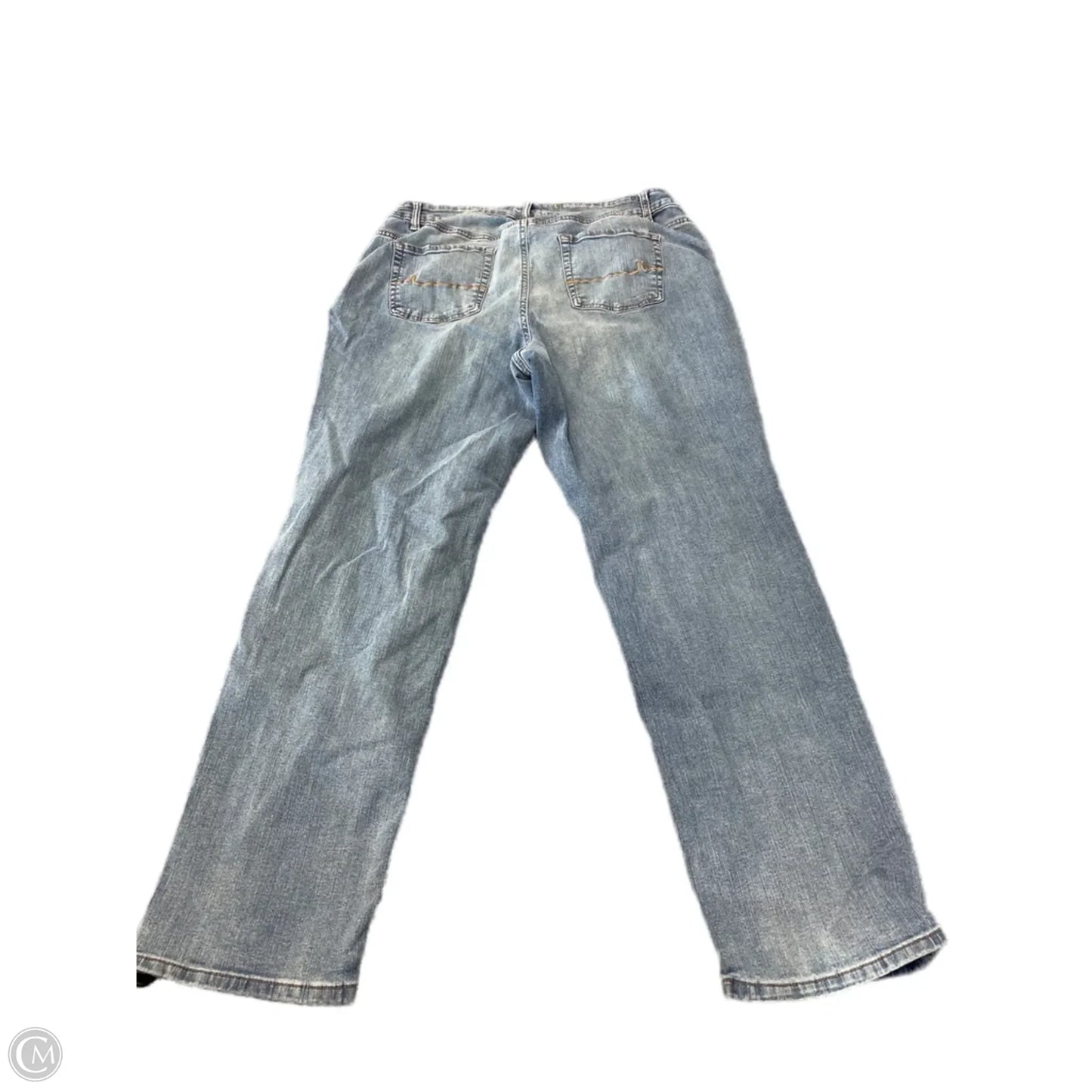 Jeans Straight By Maurices In Blue Denim, Size: 20