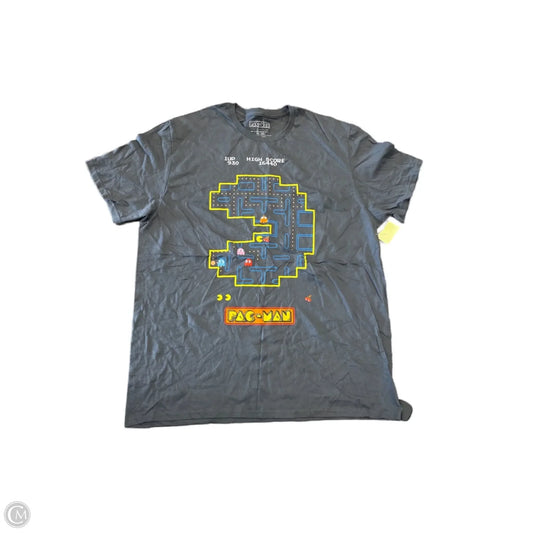 Top Short Sleeve By Cmc In Grey, Size: 2x