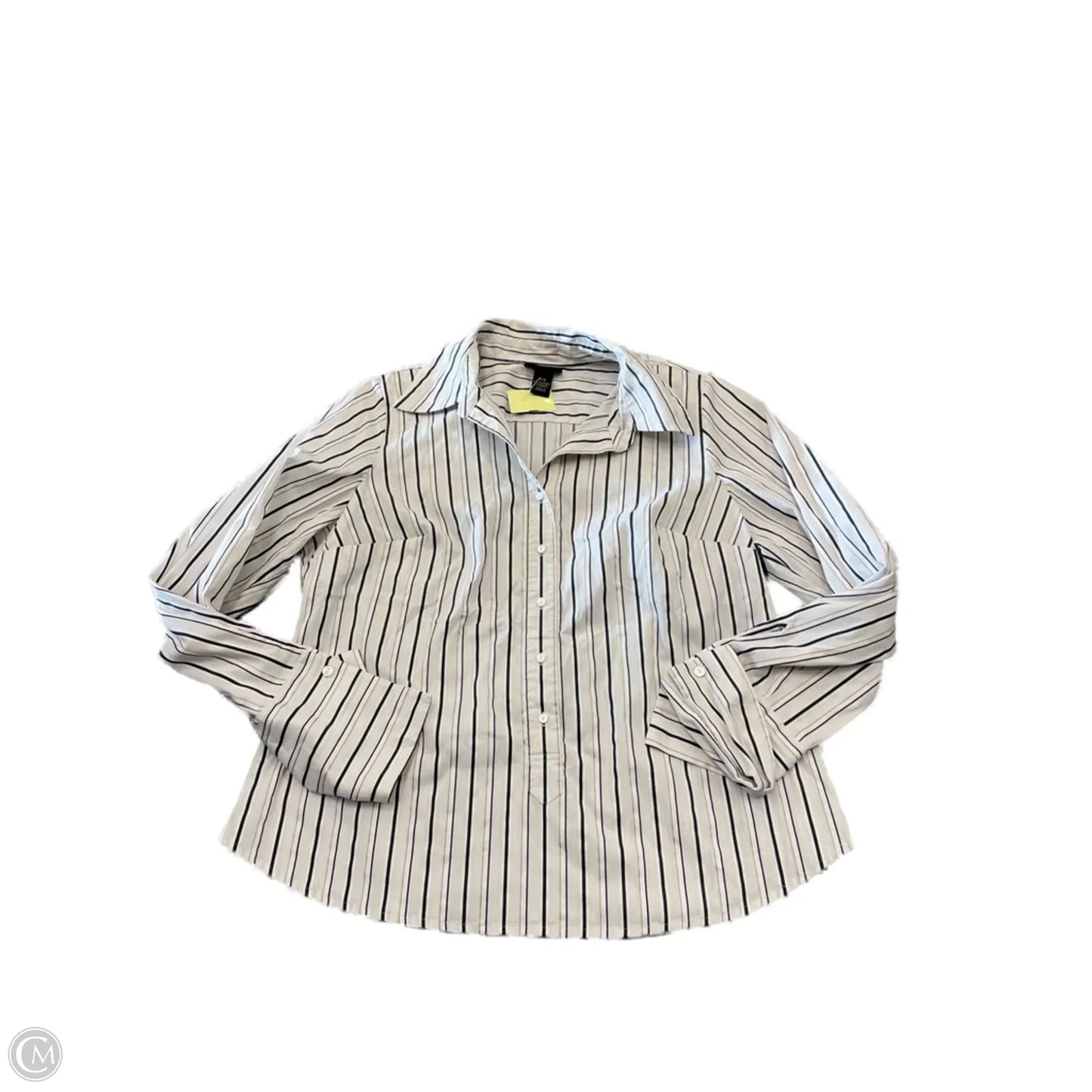 Top Long Sleeve By Lane Bryant In Striped Pattern, Size: Xl