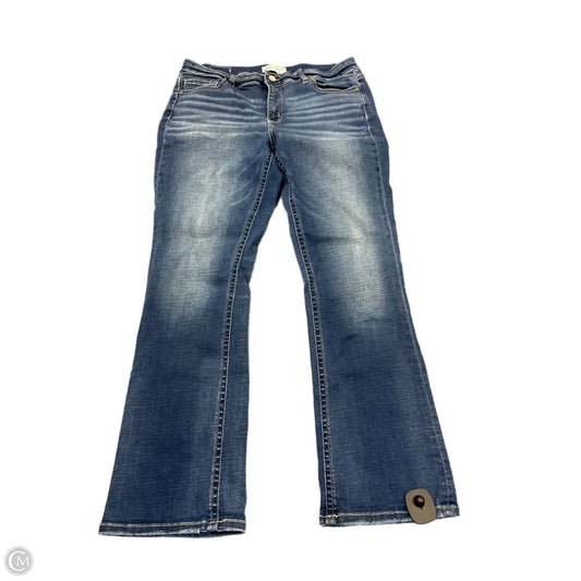 Jeans Boot Cut By Bke In Blue Denim, Size: 12