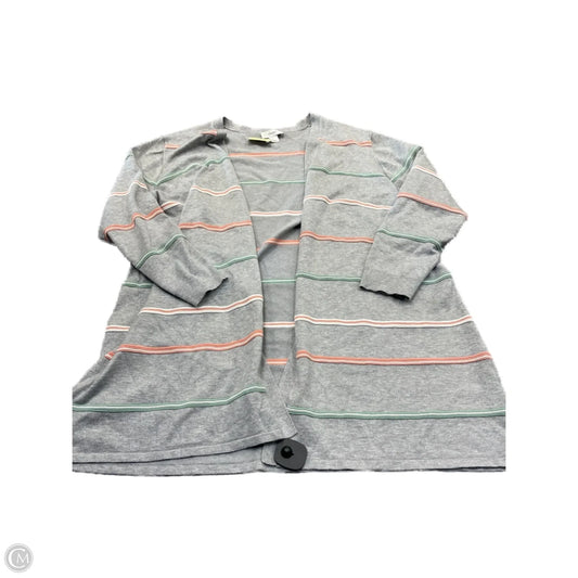 Cardigan By Cj Banks In Grey, Size: 3x