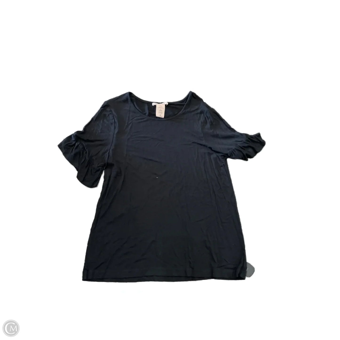 Top Short Sleeve By Philosophy In Black, Size: Xl
