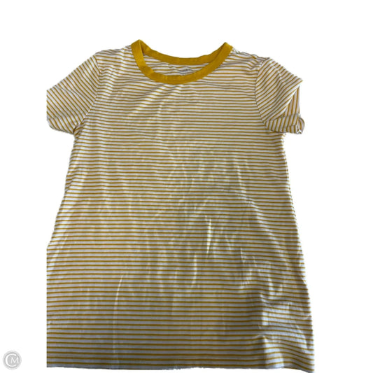 Top Short Sleeve By Old Navy In Yellow, Size: S