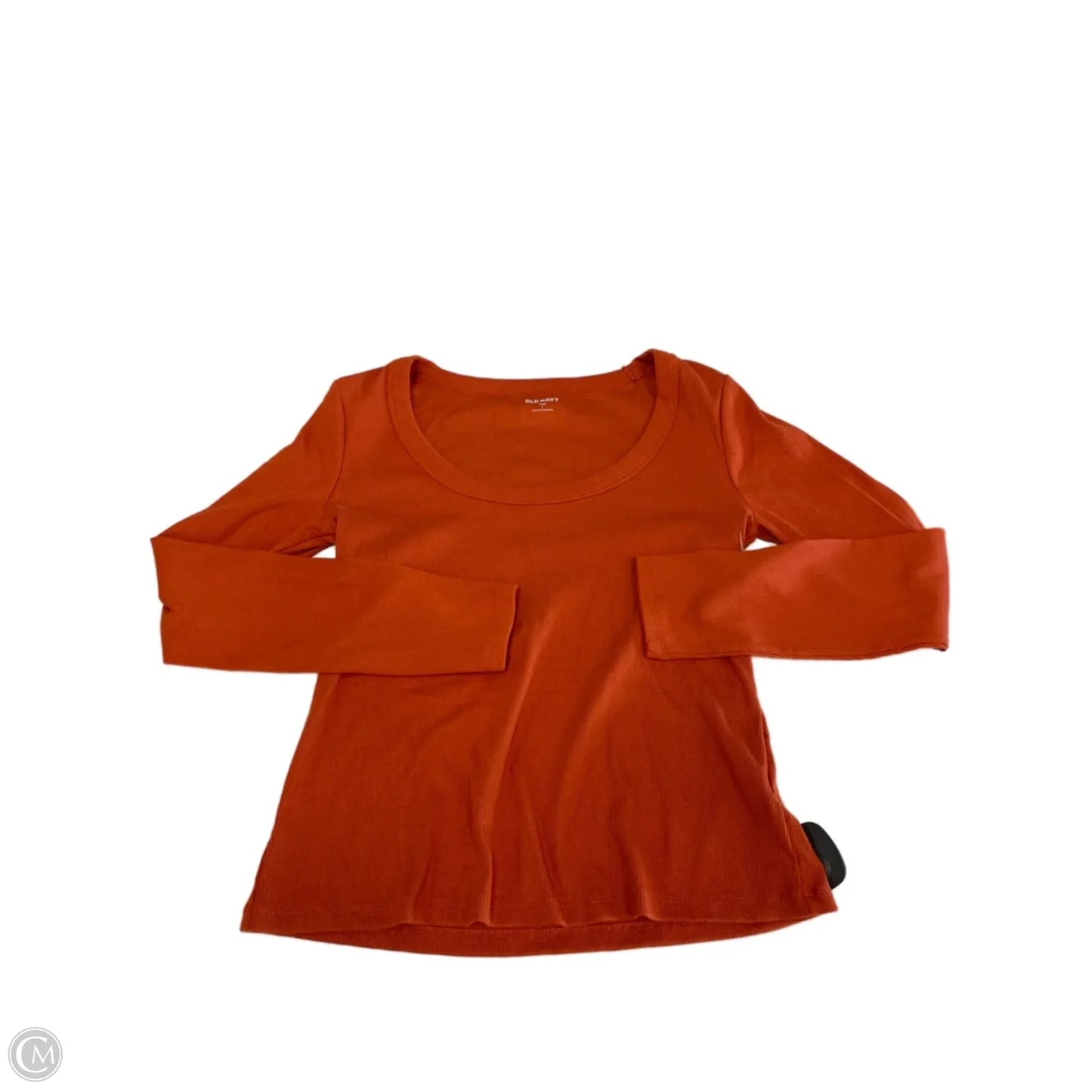 Top Long Sleeve By Old Navy In Orange, Size: L