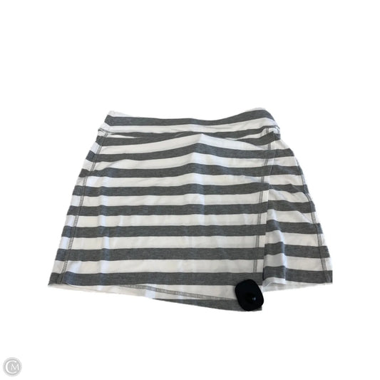 Athletic Skirt By Athleta In Striped Pattern, Size: L