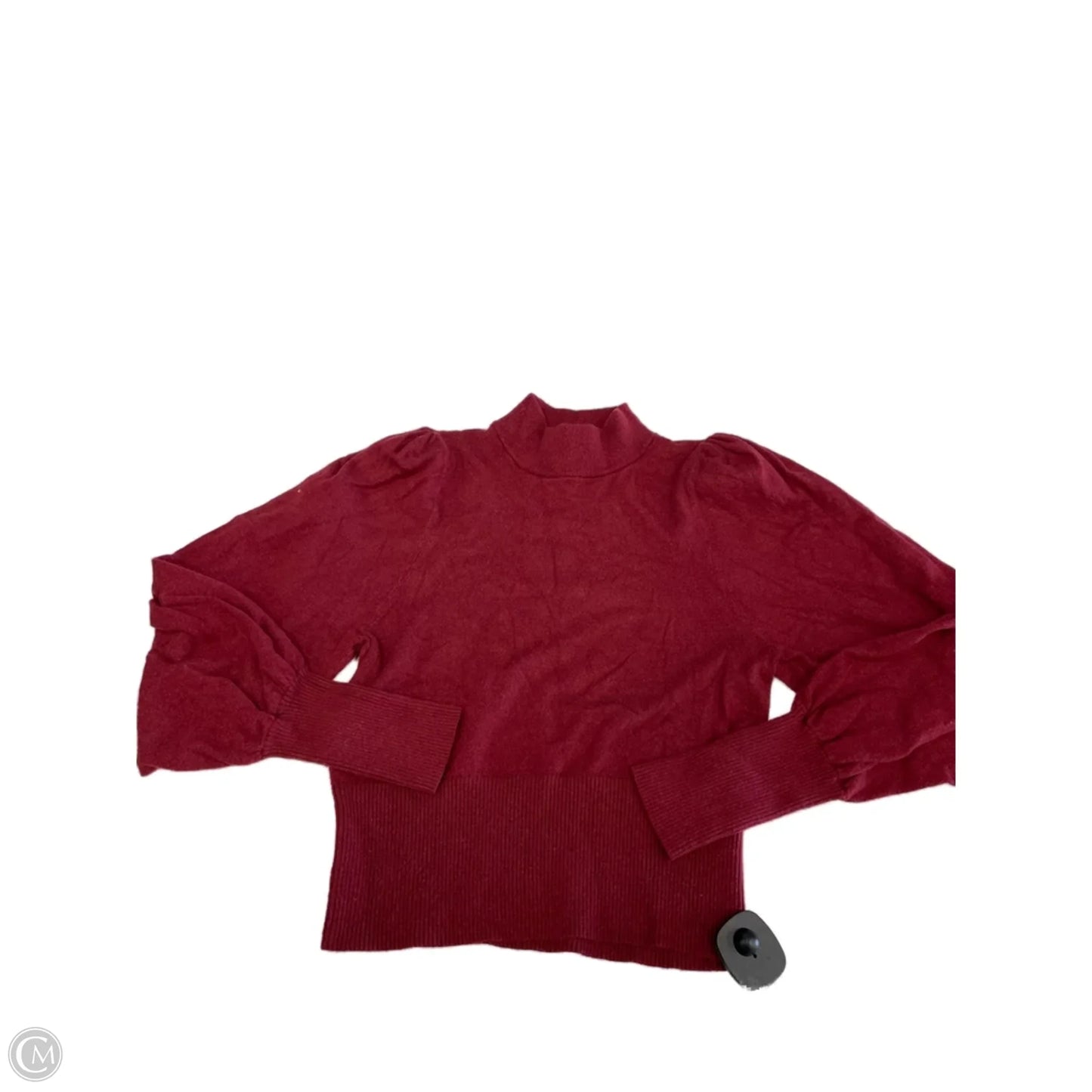 Sweater By Express In Maroon, Size: S