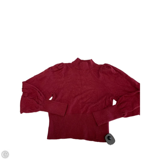 Sweater By Express In Maroon, Size: S