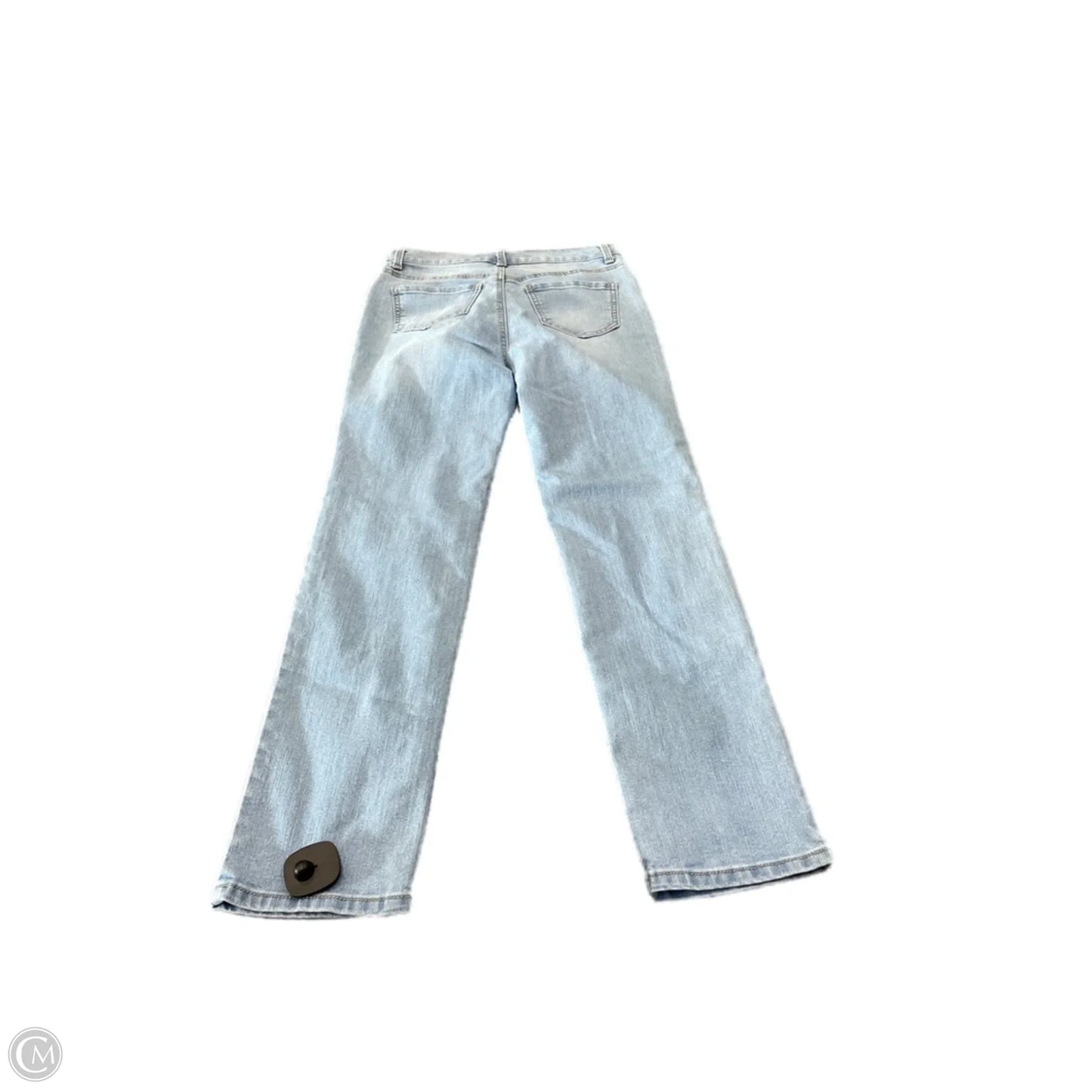 Jeans Straight By Gloria Vanderbilt In Blue Denim, Size: 4
