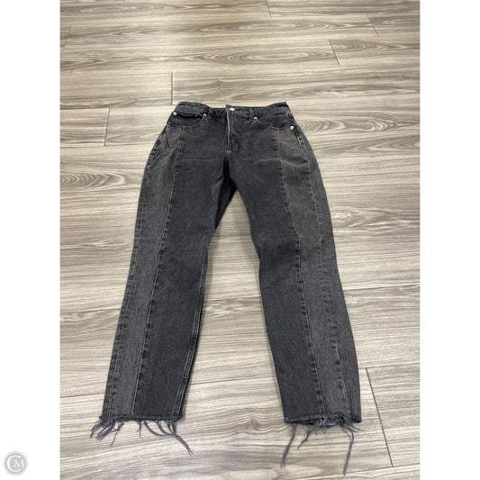 Jeans Straight By Abercrombie And Fitch In Black, Size: 6