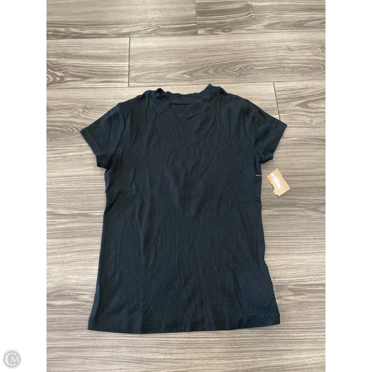 Top Short Sleeve By A New Day In Black, Size: M