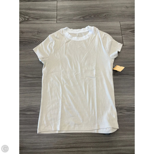 Top Short Sleeve By A New Day In Cream, Size: M