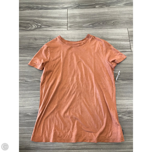 Top Short Sleeve By A New Day In Orange, Size: S
