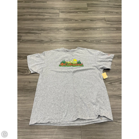Top Short Sleeve By Columbia In Grey, Size: Xl