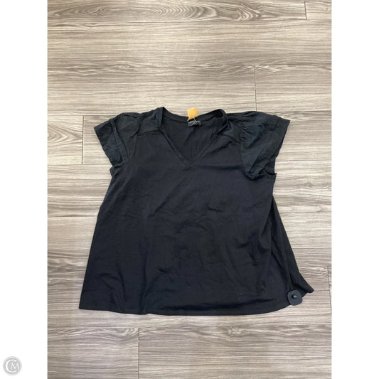 Top Short Sleeve By Lane Bryant In Black, Size: Xl