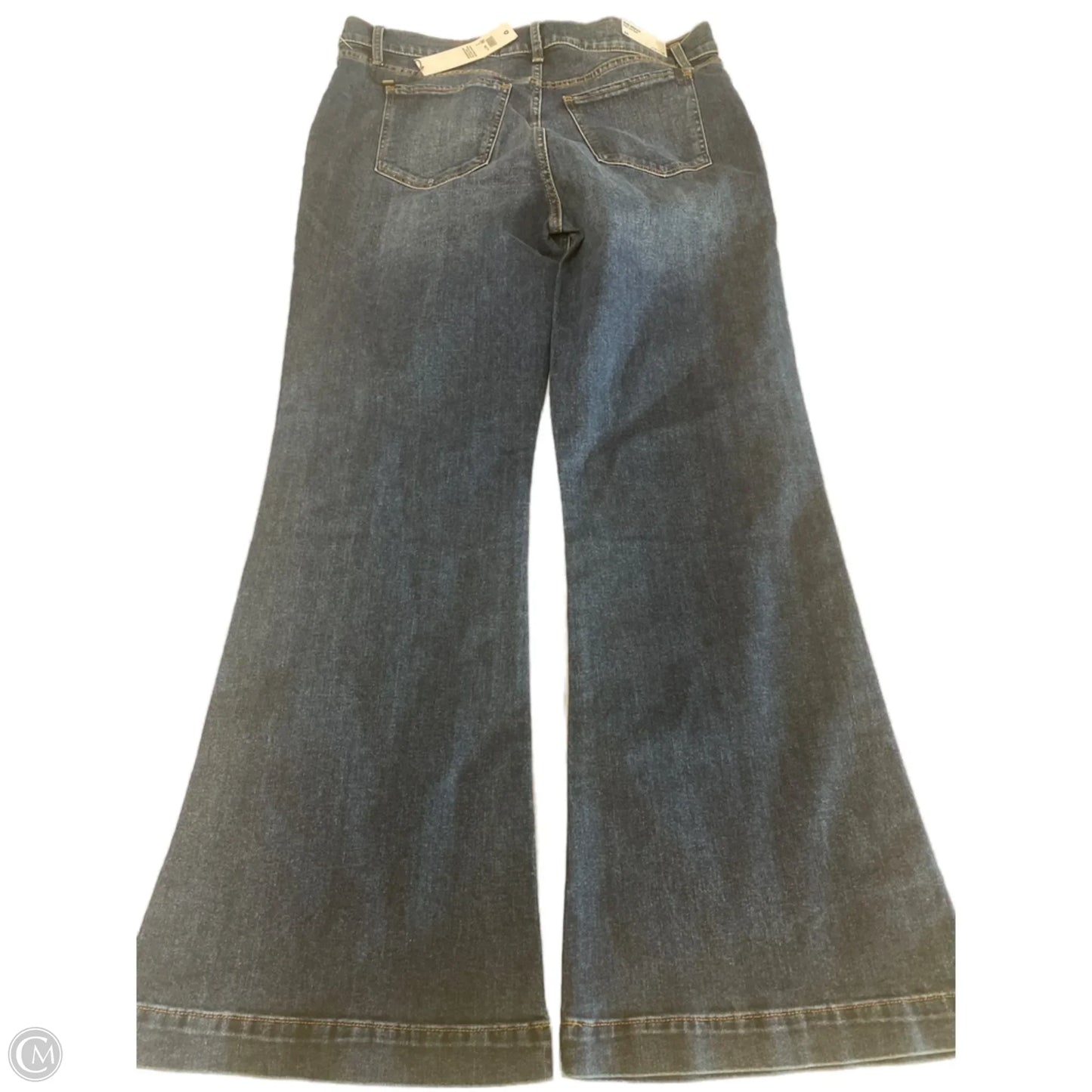 Jeans Flared By Clothes Mentor In Blue Denim, Size: 14