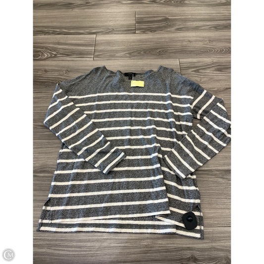 Top Long Sleeve By J. Crew In Striped Pattern, Size: M