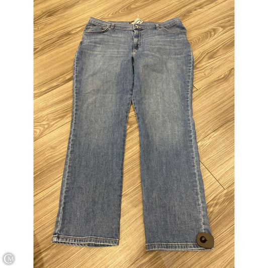 Jeans Straight By Lee In Animal Print, Size: 18