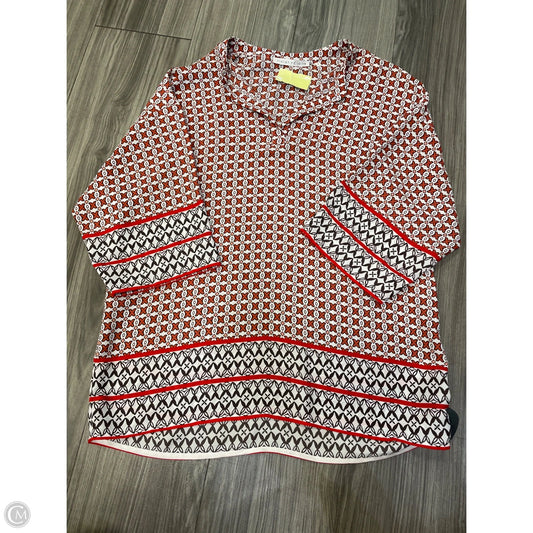 Top Long Sleeve By Violet And Claire In Red, Size: S
