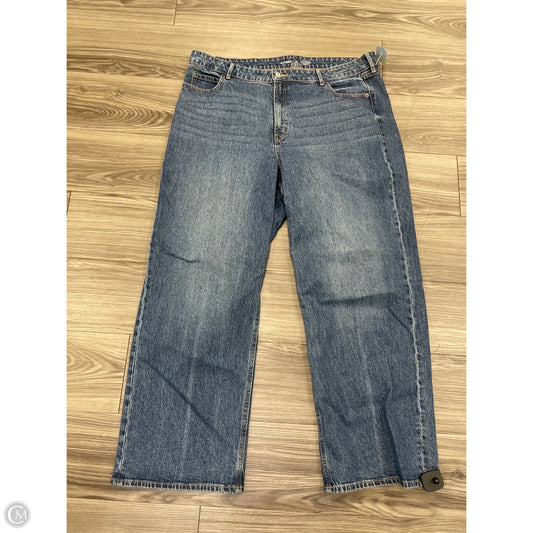 Jeans Wide Leg By Old Navy In Blue Denim, Size: 20