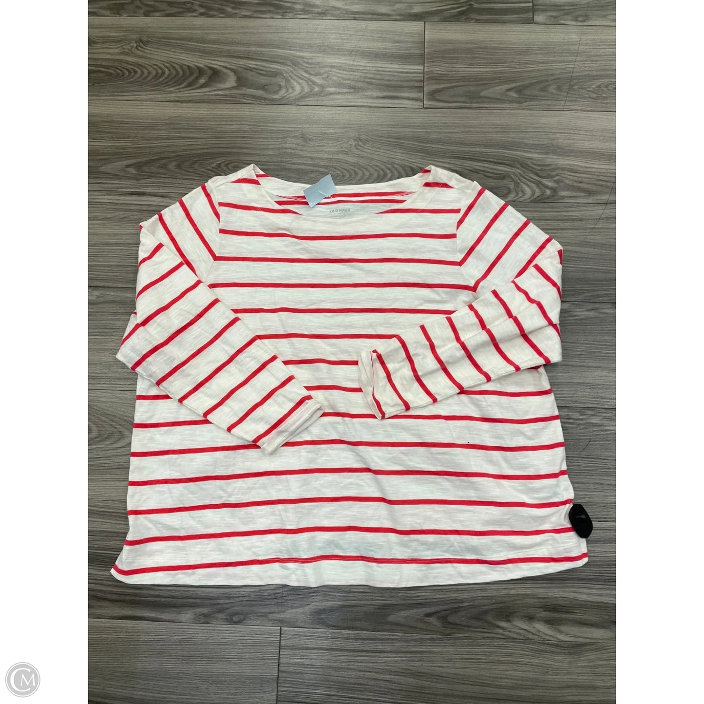Top Long Sleeve By Old Navy In Striped Pattern, Size: 3x