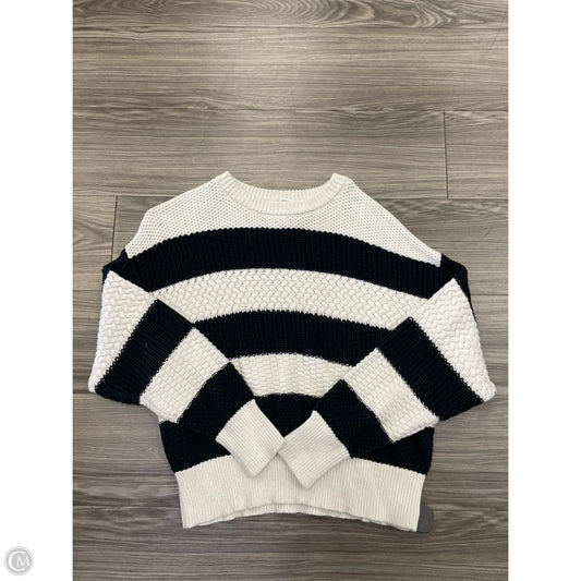 Sweater By A New Day In Striped Pattern, Size: L