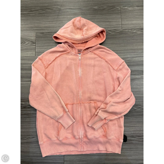 Sweatshirt Hoodie By American Eagle In Pink, Size: M