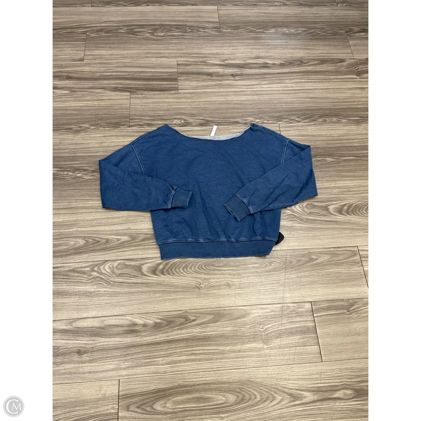 Sweatshirt Crewneck By Fabletics In Blue, Size: M