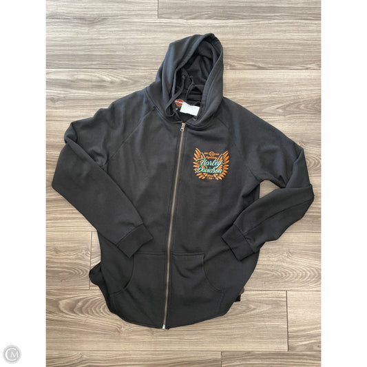 Sweatshirt Hoodie By Harley Davidson In Black, Size: Xl