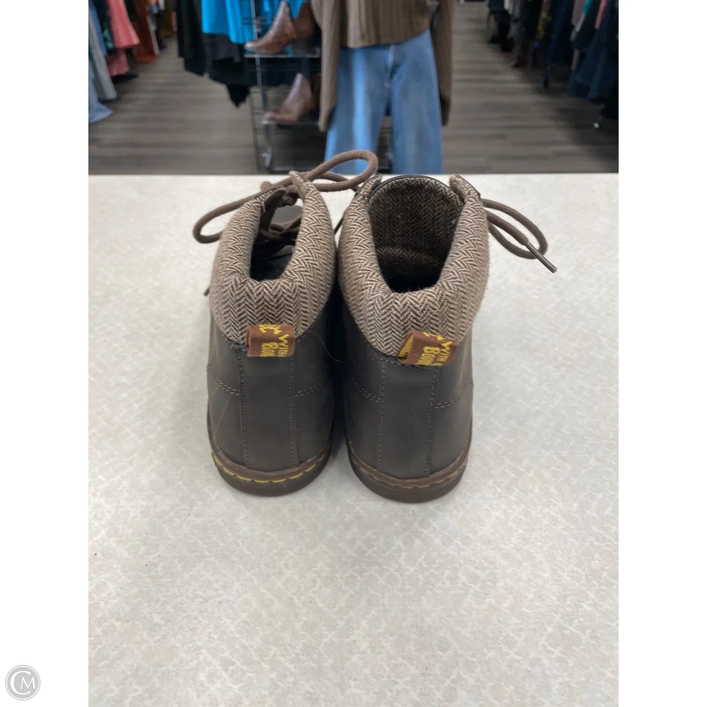 Boots Ankle Flats By Dr Martens In Brown, Size: 9