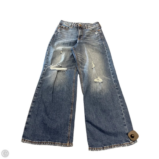 Jeans Wide Leg By Old Navy In Blue Denim, Size: 4