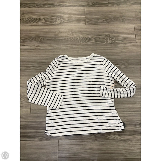 Top Long Sleeve By Ana In Striped Pattern, Size: Xl