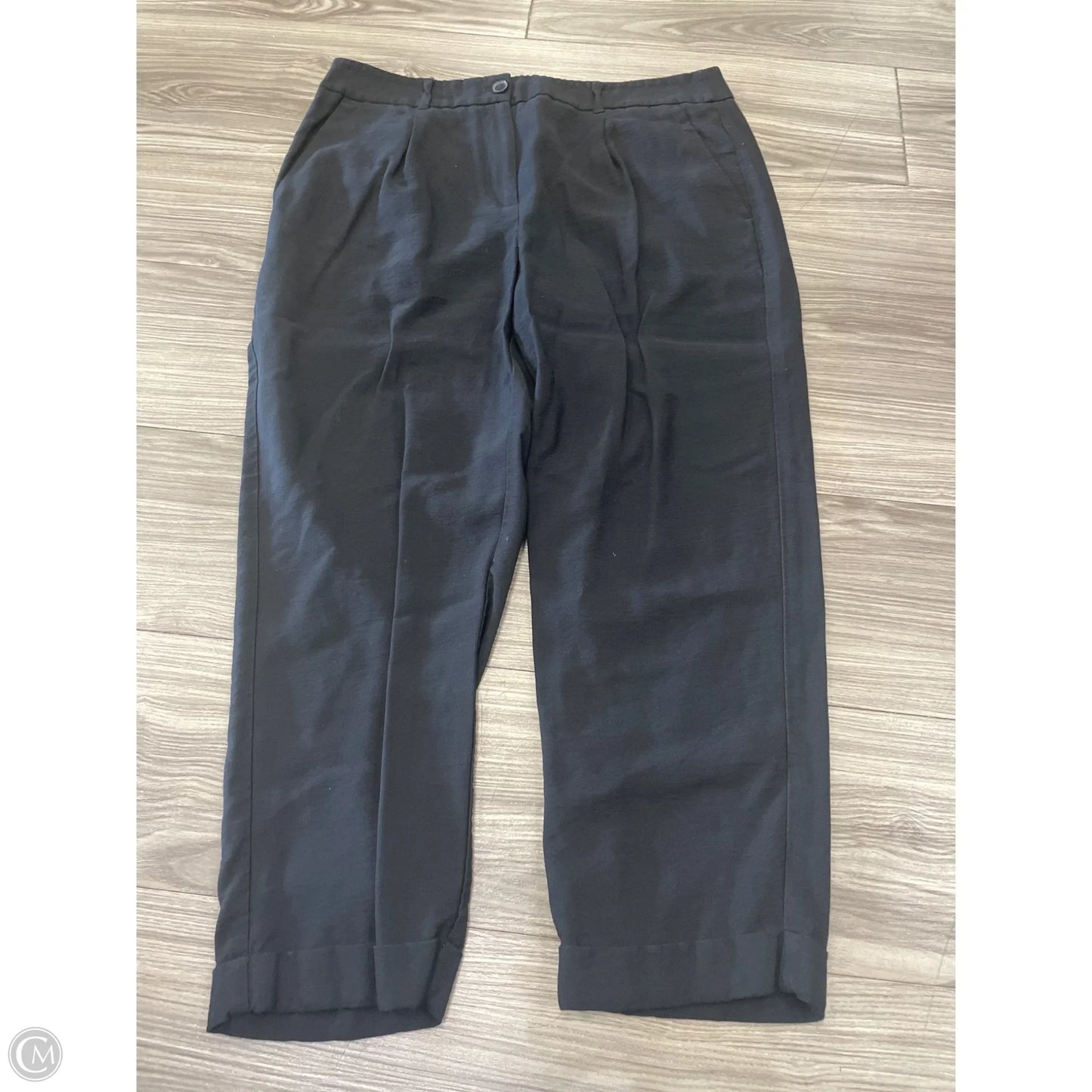 Pants Linen By Loft In Black, Size: 12