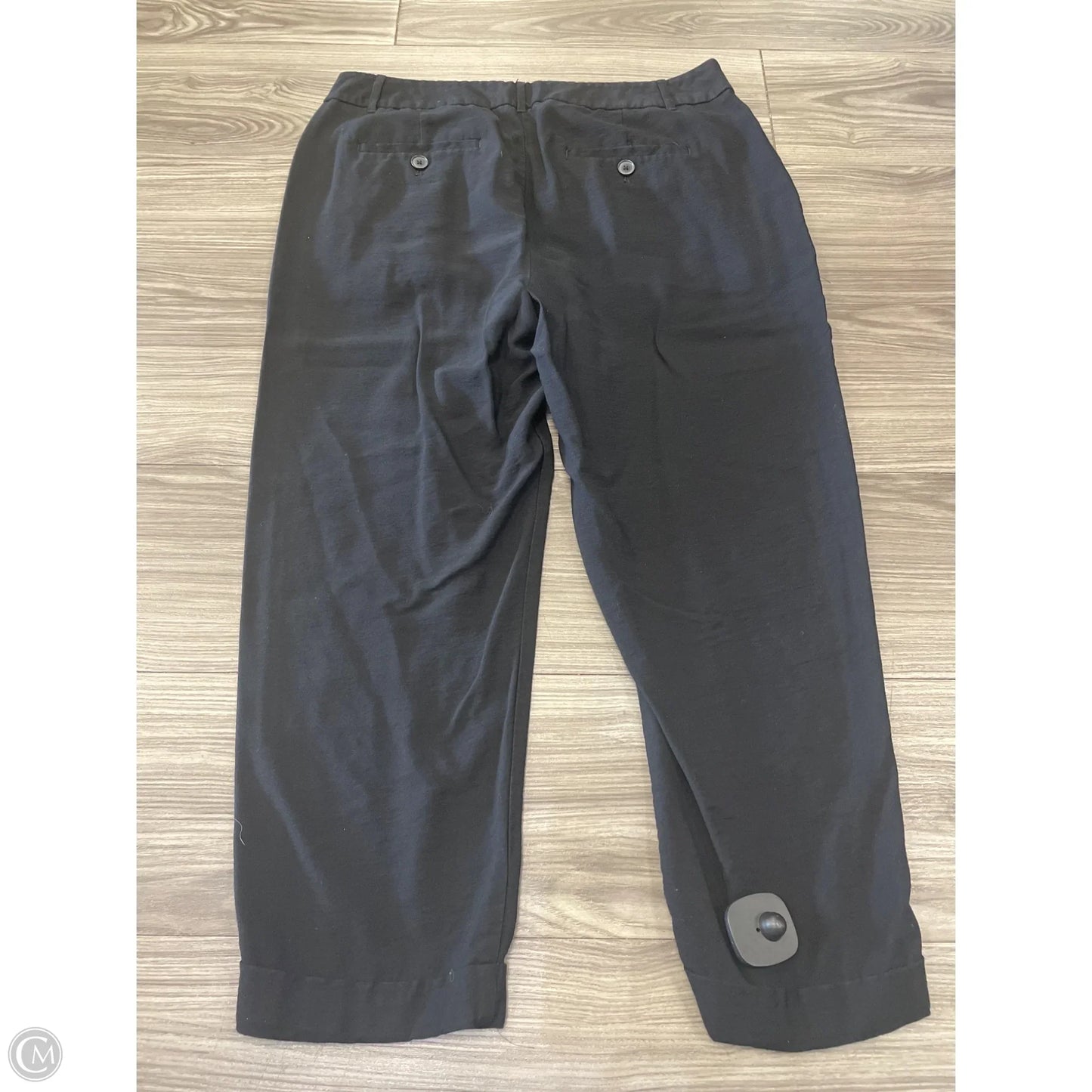 Pants Linen By Loft In Black, Size: 12