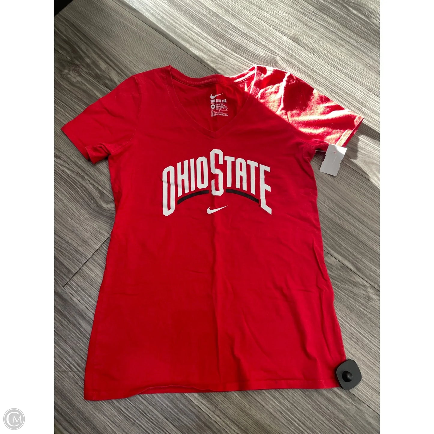 Top Short Sleeve By Nike In Red, Size: M