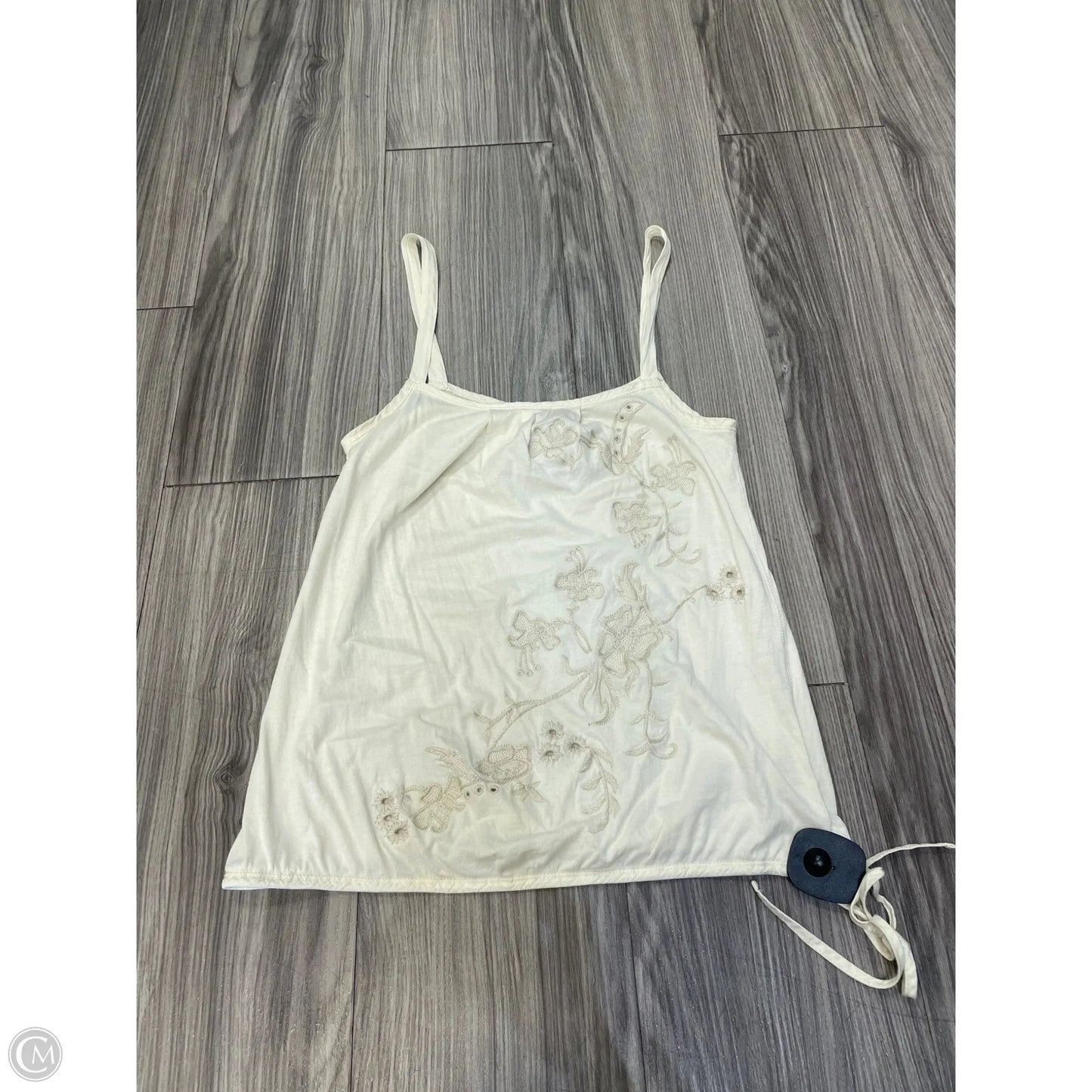 Tank Top By Lucky Brand In Cream, Size: M