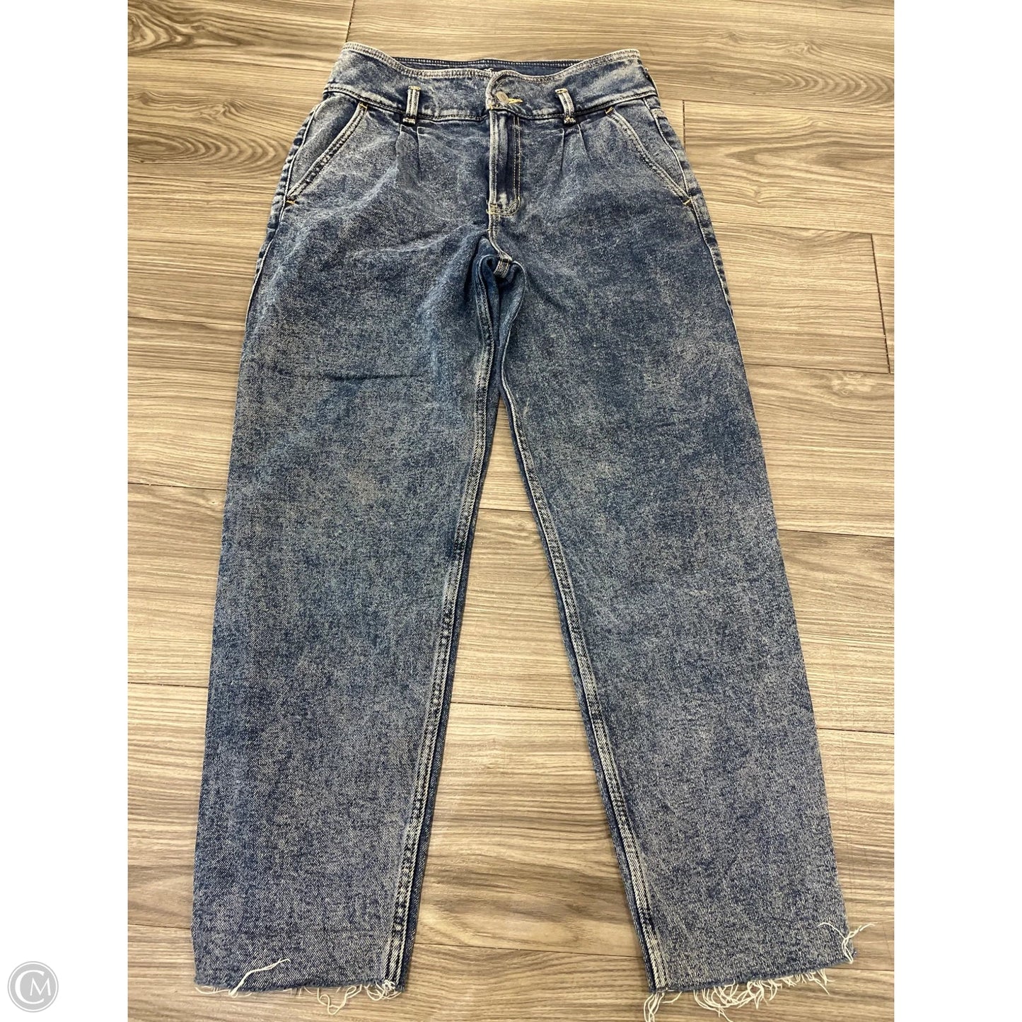 Jeans Boyfriend By Hollister In Blue Denim, Size: 8