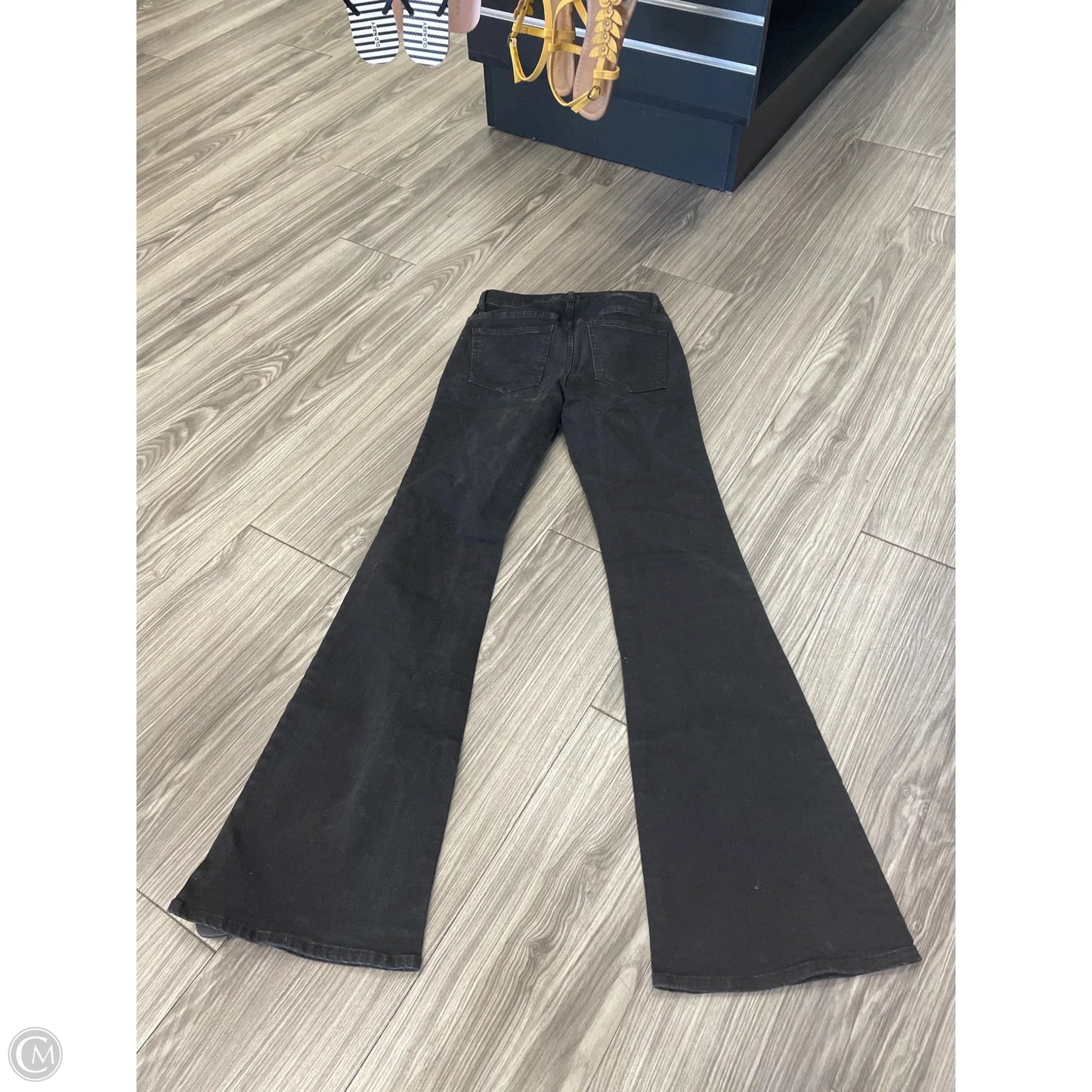 Jeans Flared By Harper In Black, Size: 0