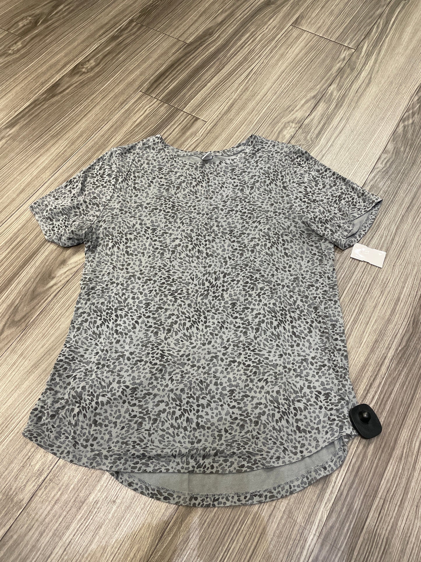 Top Short Sleeve By Old Navy In Grey, Size: M