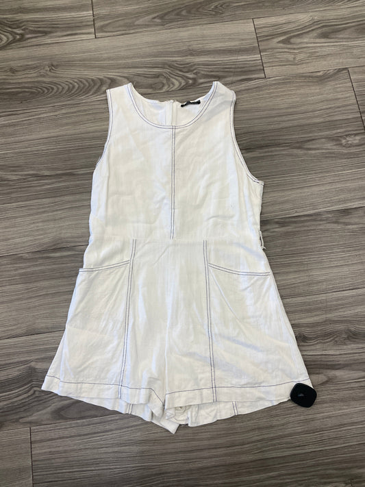 Romper By Very J In White, Size: L