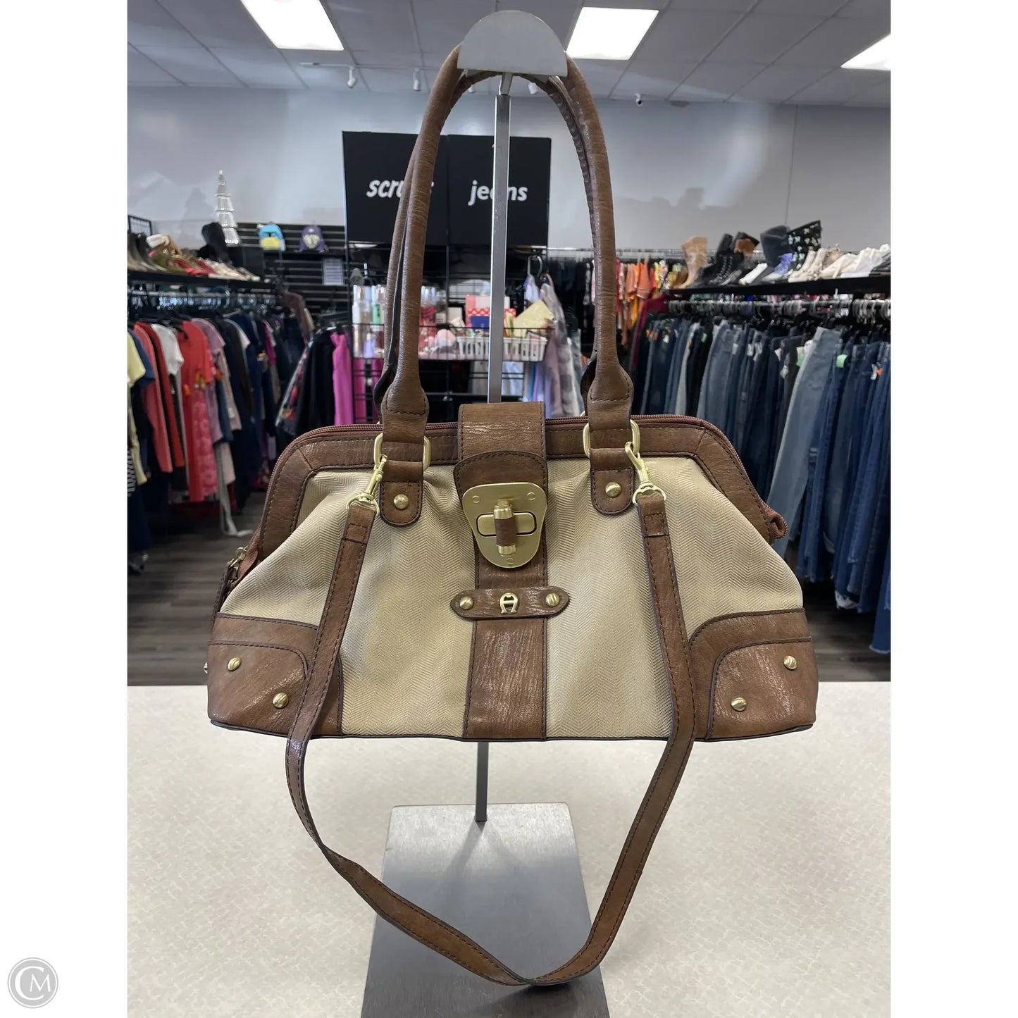 Handbag Designer By Etienne Aigner, Size: Medium