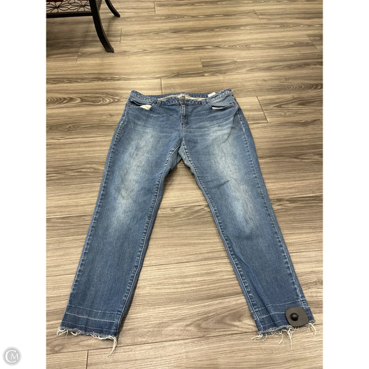 Jeans Straight By Michael Kors In Blue, Size: 12