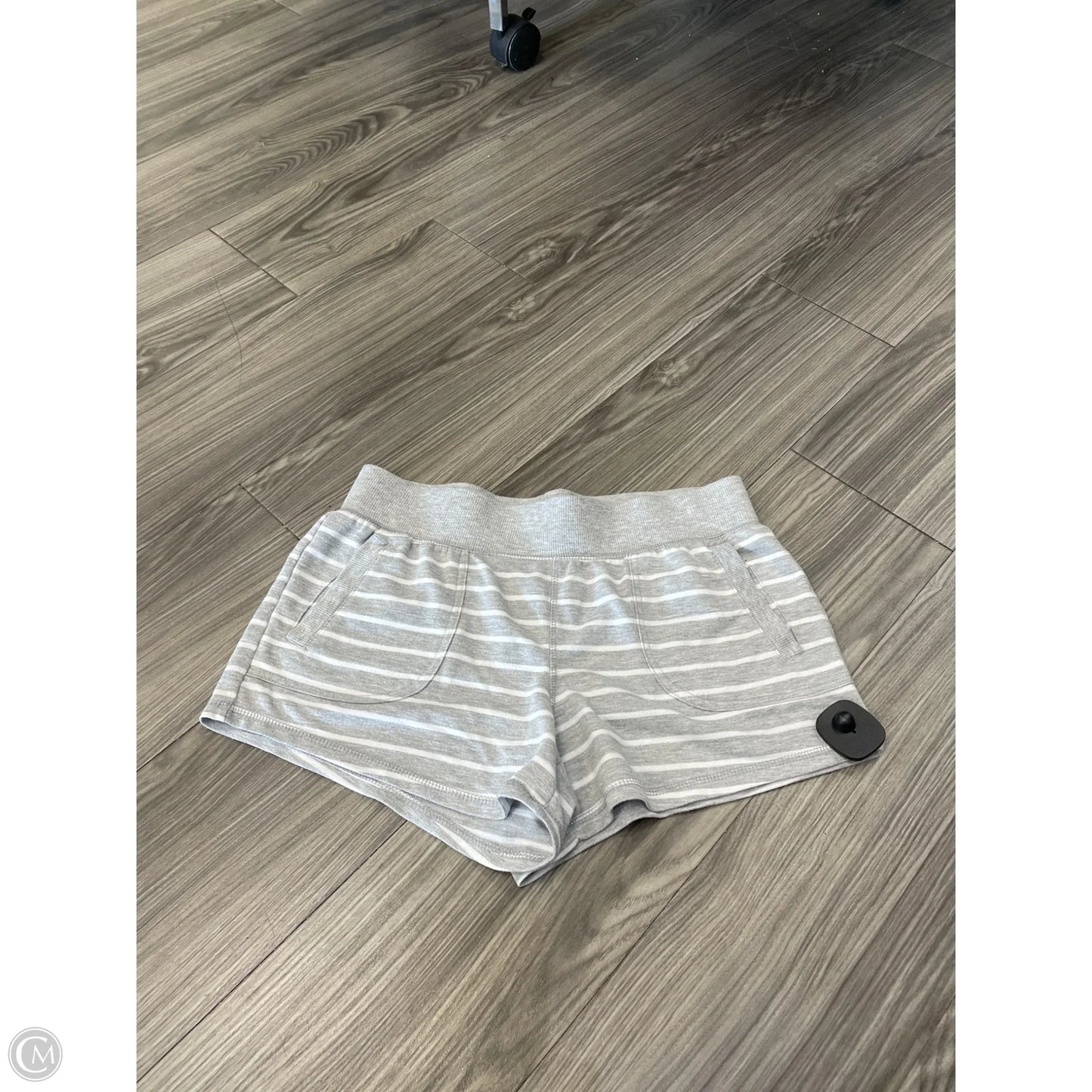 Shorts By Athletic Works In Striped Pattern, Size: M