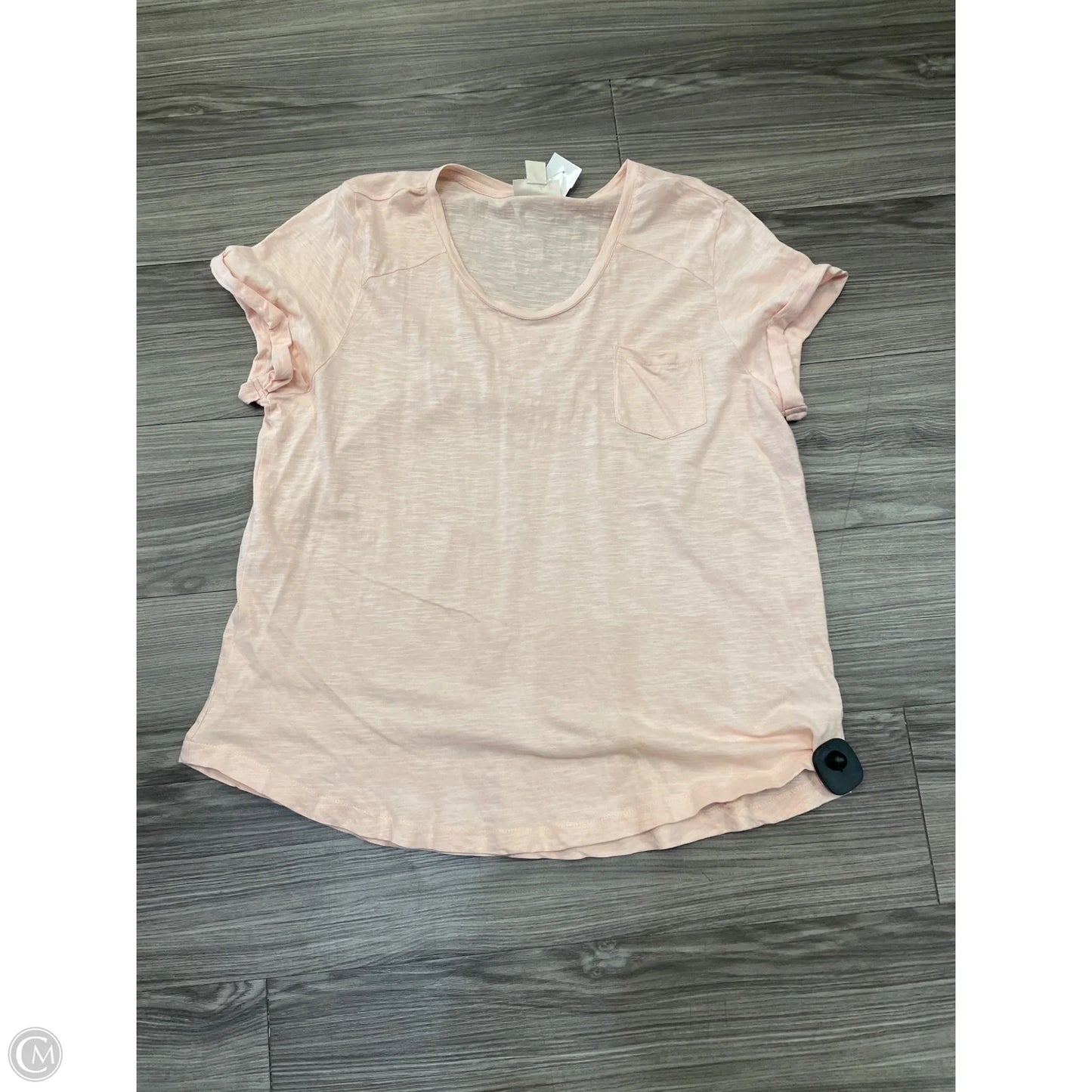 Top Short Sleeve By Style And Company In Pink, Size: Xl