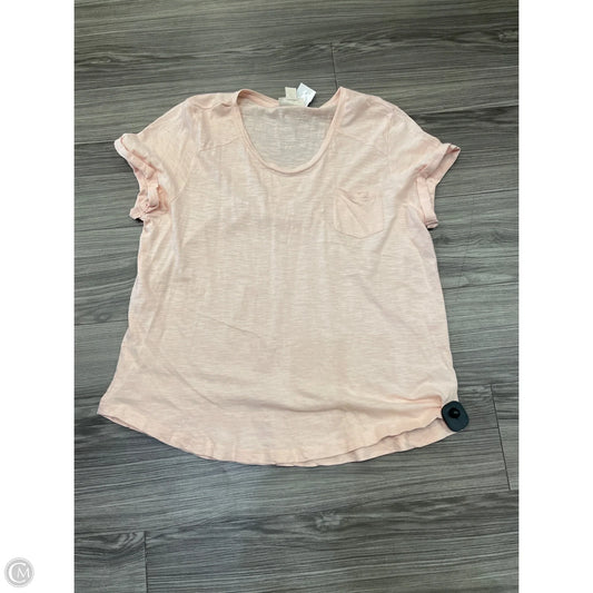 Top Short Sleeve By Style And Company In Pink, Size: Xl