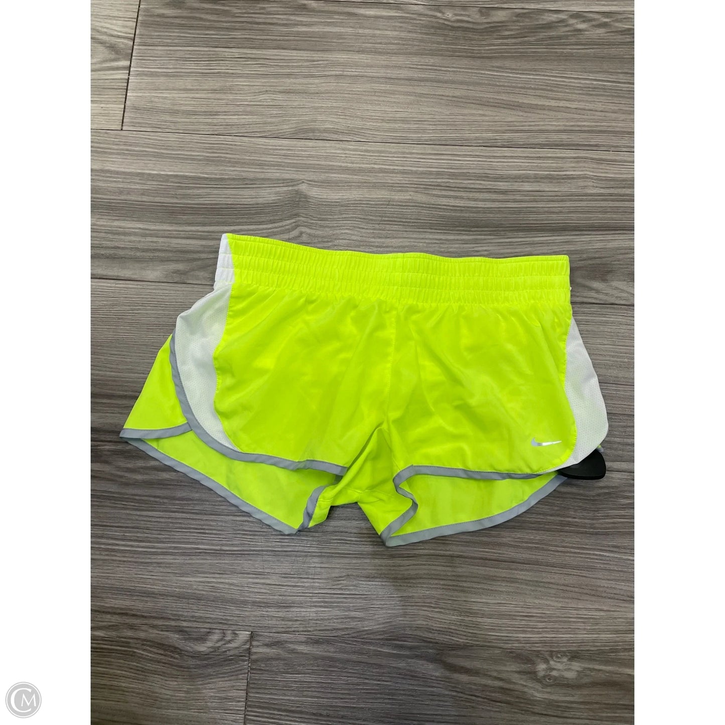Athletic Shorts By Nike In Yellow, Size: M