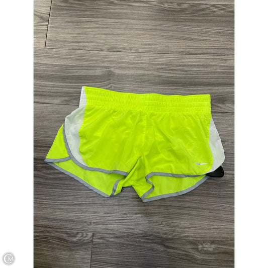 Athletic Shorts By Nike In Yellow, Size: M