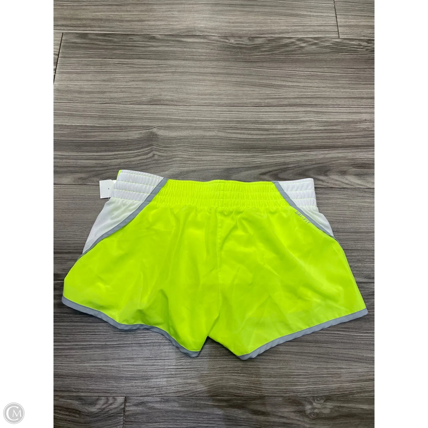Athletic Shorts By Nike In Yellow, Size: M