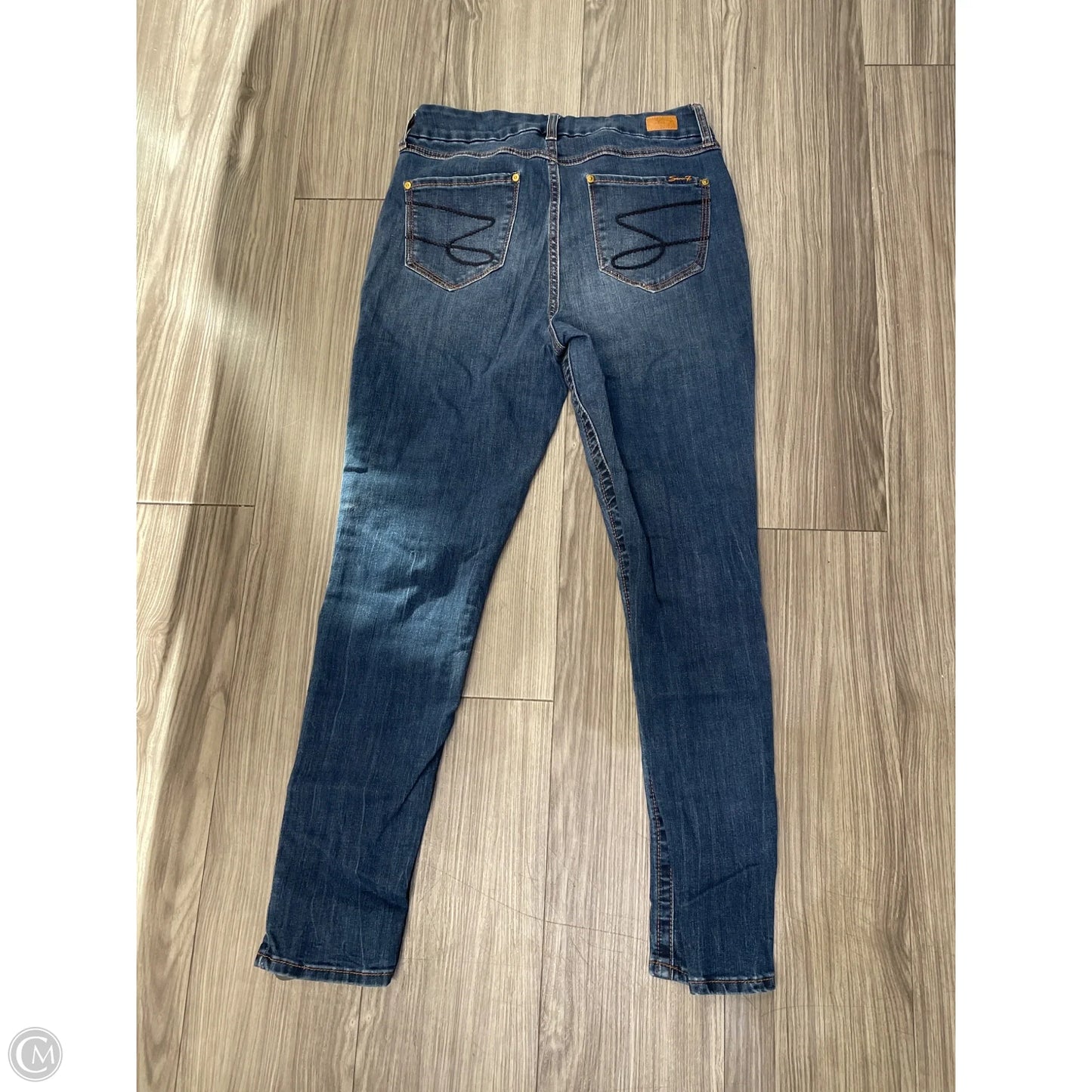 Jeans Skinny By Seven 7 In Blue, Size: 10
